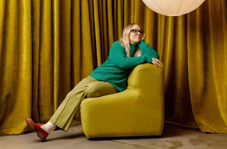 Founder of Mutual Muse Krista Hawkins, in situ.