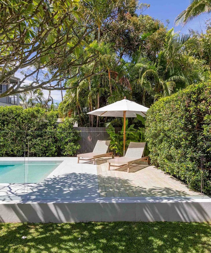 a Noosa airbnb pool