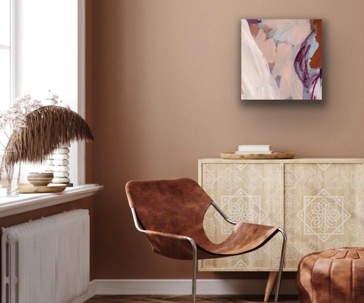 a painting on a wall