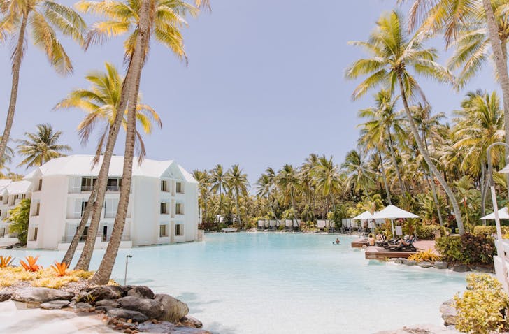 the lagoon at Sheraton Grand Mirage Port Douglas